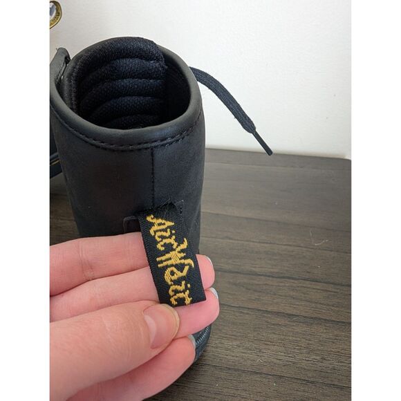 Dr. Martens Airwair Sheridan AW004 Matte Casual Black Combat Boots Sz 6 Womens - Picture 6 of 9